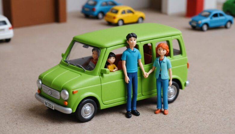 AIで作成した自動車の画像