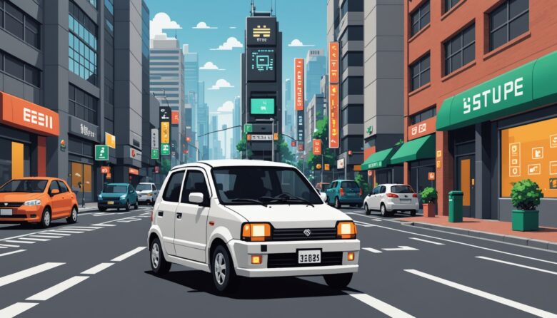 AIで作成した自動車の画像