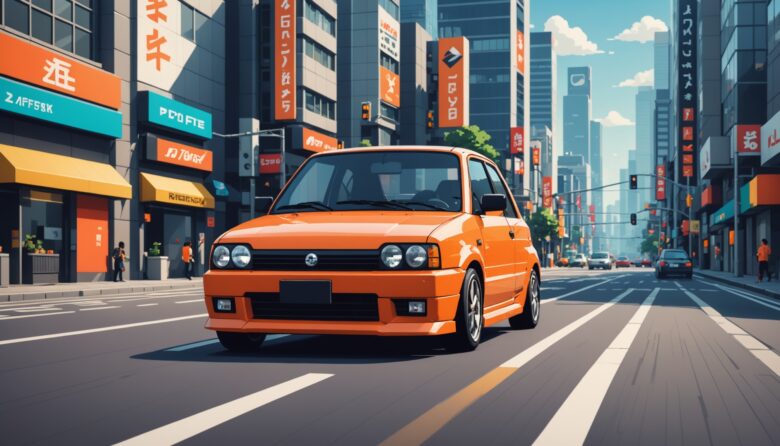 AIで作成した自動車の画像