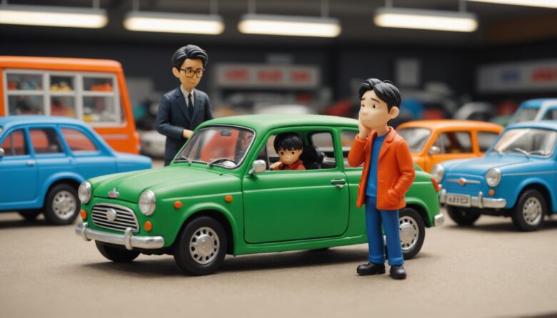 AIで作成した自動車の画像