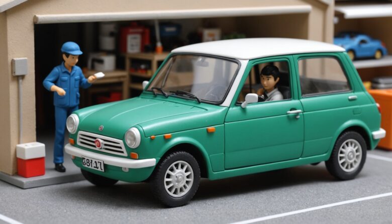 AIで作成した自動車の画像