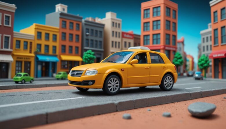 AIで作成した自動車の画像