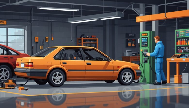 AIで作成した自動車の画像