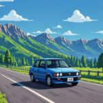 AIで作成した自動車の画像