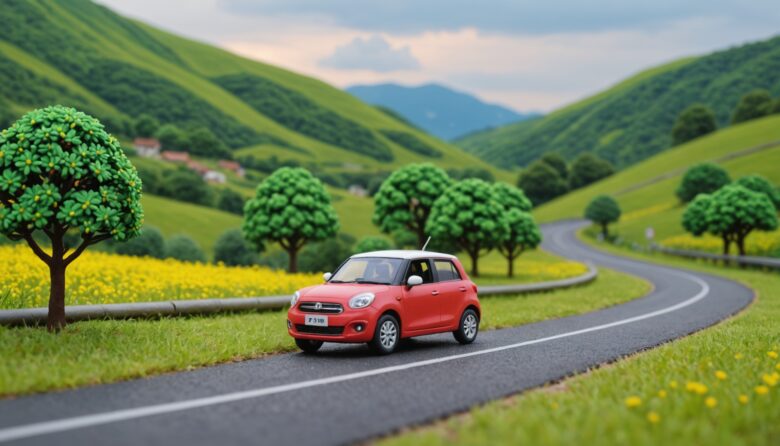 AIで作成した自動車の画像