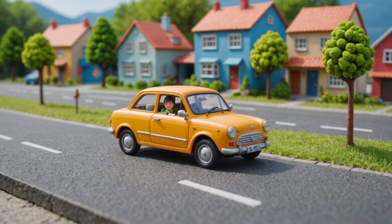 AIで作成した自動車の画像