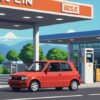 AIで作成した自動車の画像