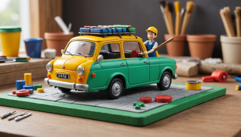 AIで作成した自動車の画像