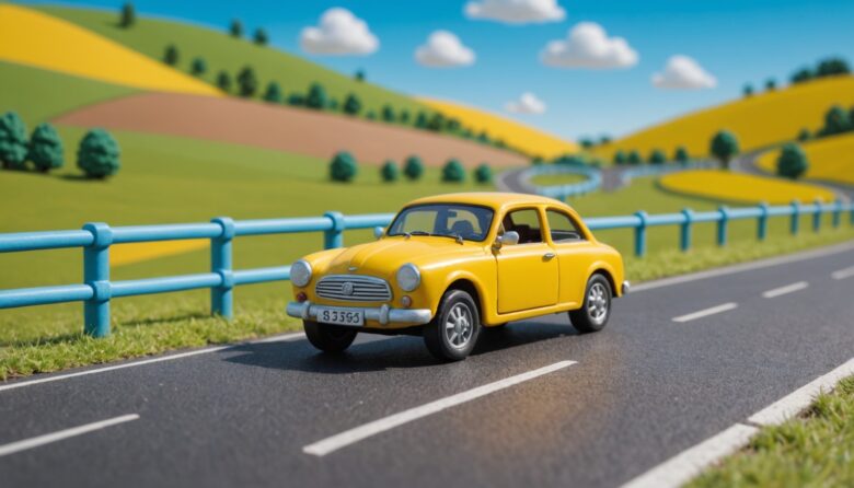 AIで作成した自動車の画像