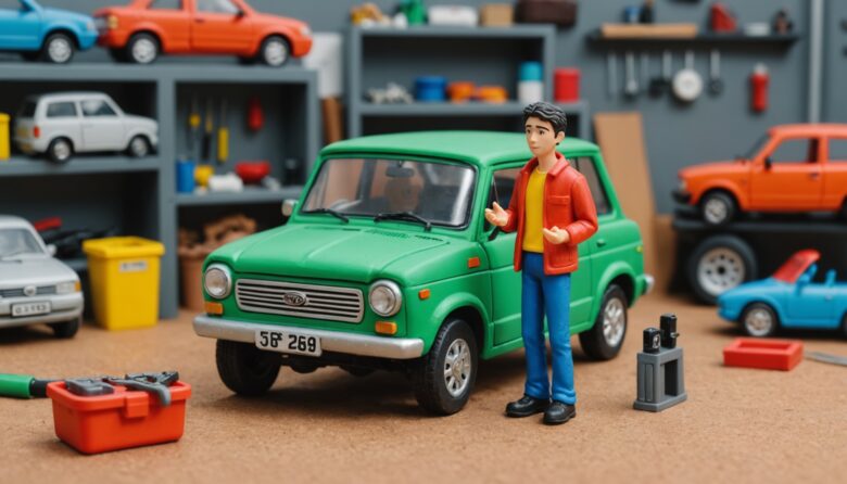 AIで作成した自動車の画像