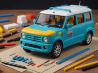 AIで作成した自動車の画像