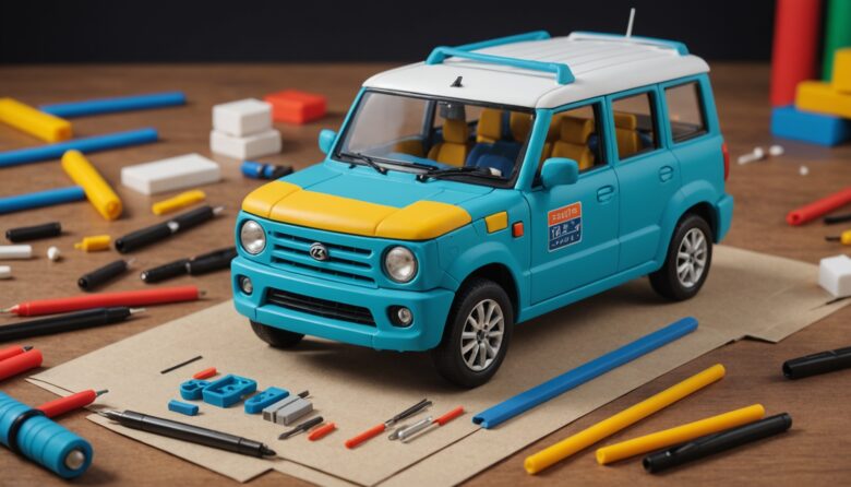 AIで作成した自動車の画像