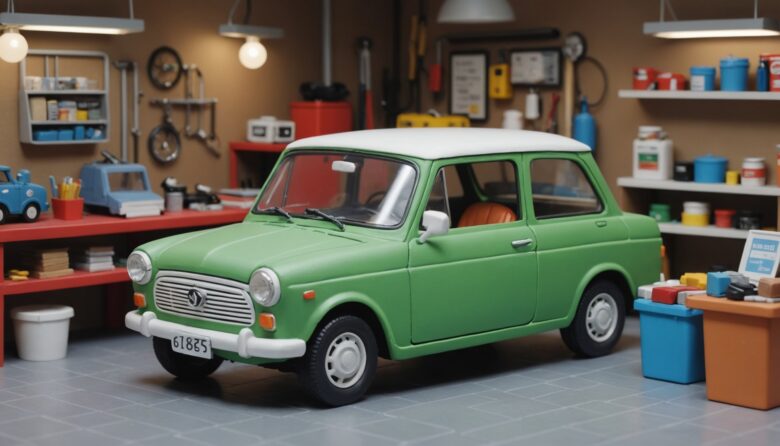 AIで作成した自動車の画像