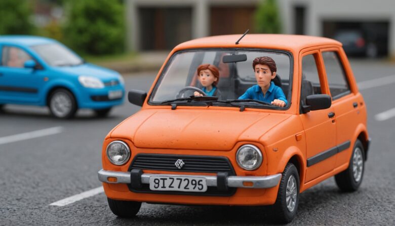 AIで作成した自動車の画像