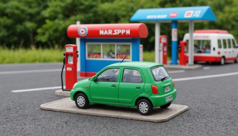 AIで作成した自動車の画像