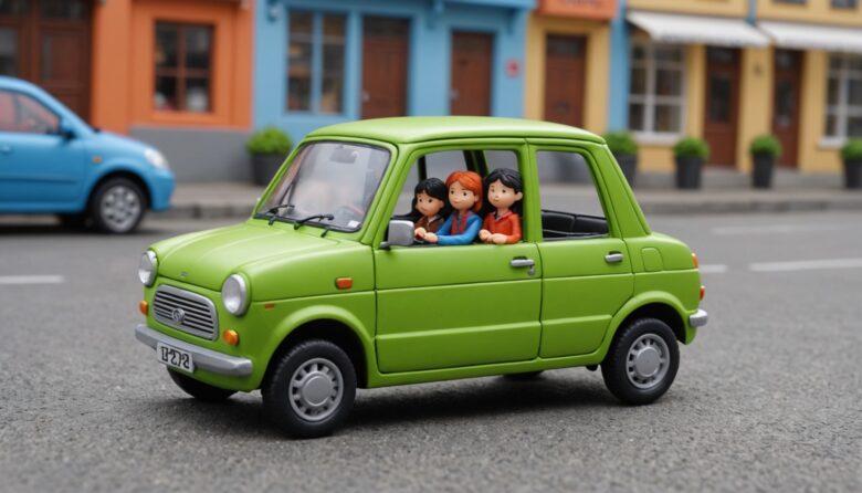 AIで作成した自動車の画像