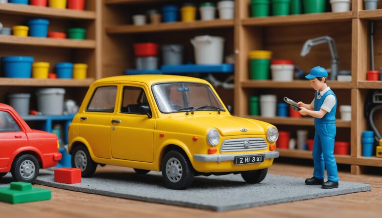 AIで作成した自動車の画像