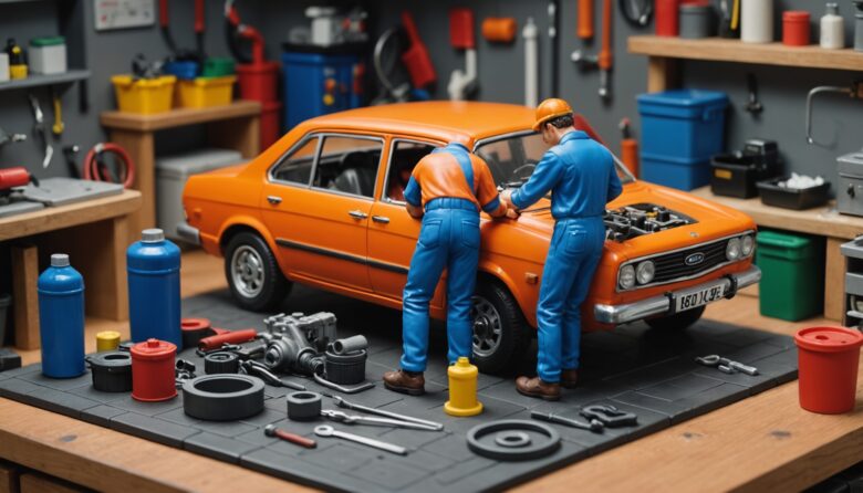 AIで作成した自動車の画像