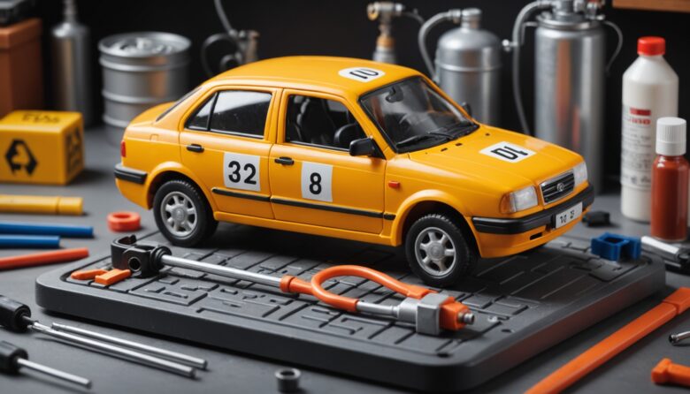 AIで作成した自動車の画像