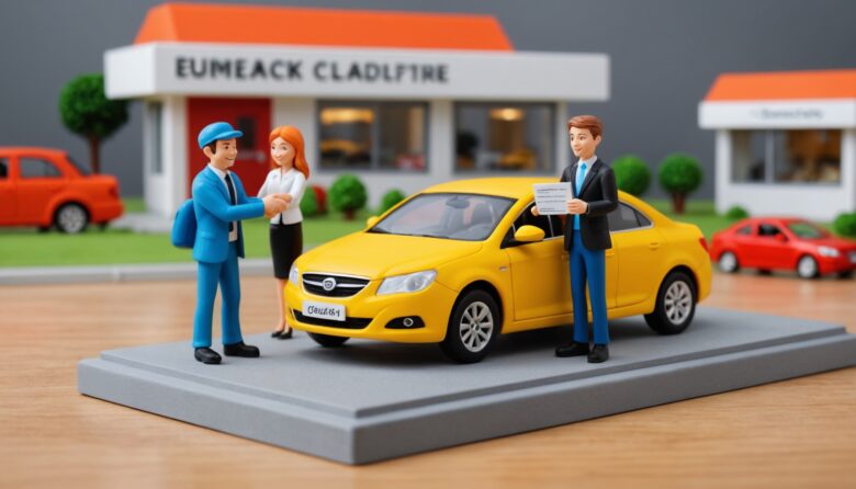 AIで作成した自動車の画像