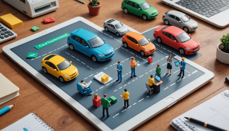 AIで作成した自動車の画像