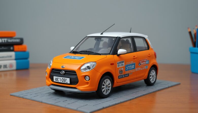 AIで作成した自動車の画像