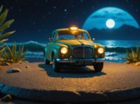 AIで作成した自動車の画像