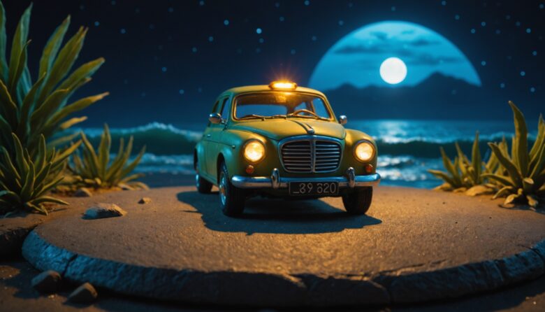 AIで作成した自動車の画像