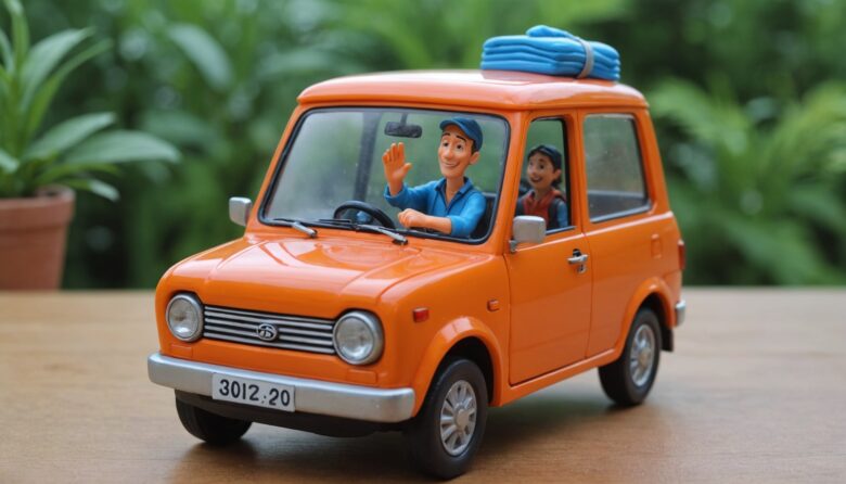 AIで作成した自動車の画像