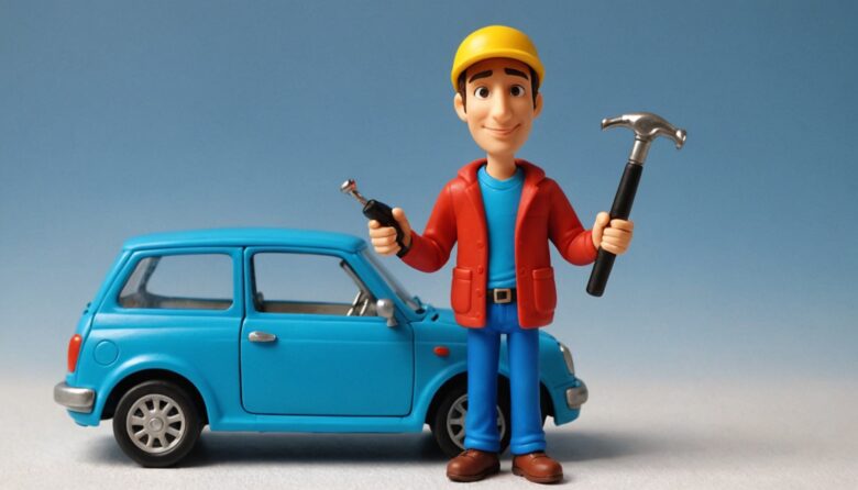 AIで作成した自動車の画像