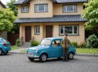 AIで作成した自動車の画像