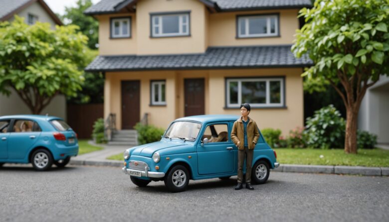 AIで作成した自動車の画像